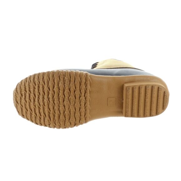 Storm by Cougar Roger Waterproof Duck Boots Tan Blue Leather Rubber Snow Winter - Picture 2 of 6